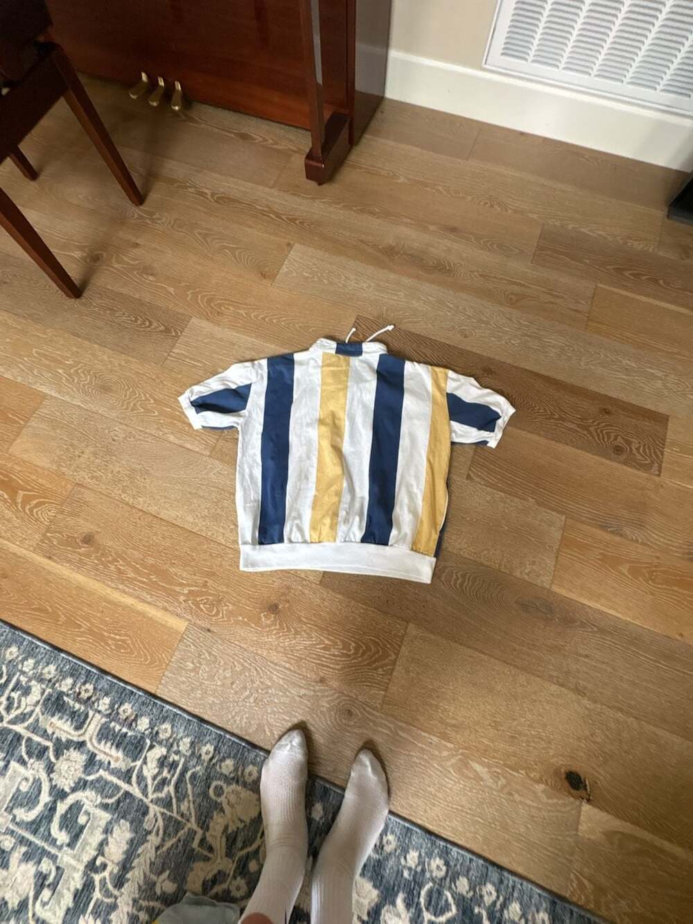 Vintage 90s Paquette Byer California Striped Short Sleeve Polo Shirt